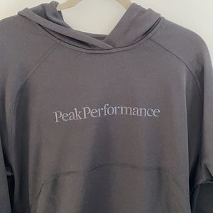 Peak Performance Black Hooded Sweatshirt NWT XXL
